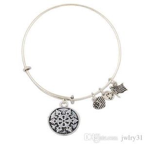 Silver Snowflake Alex and Ani Bracelet